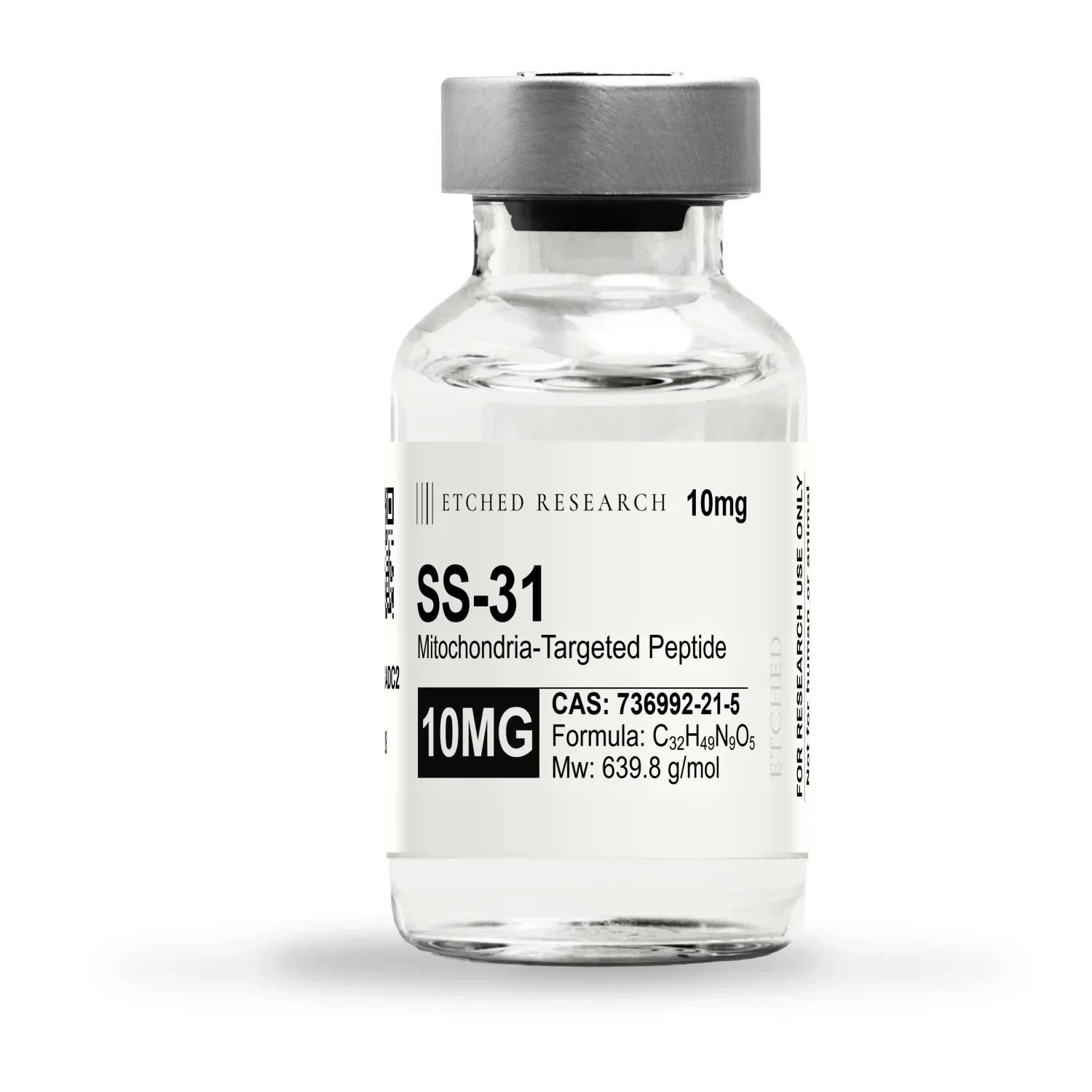 Etched Research SS-31 10mg lyophilized powder vial, research use only